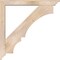 Ekena Millwork Balboa Traditional Smooth Bracket w/ Offset Brace, Douglas Fir, 5 1/2"W x 42"D x 42"H BKT0604X42X42BOA01SDF - alternate 2